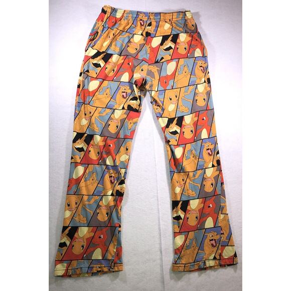 Pokemon Charmander Charmeleon Charizard Evolution PJ Lounge Pants Mens Sz XS - Picture 2 of 8